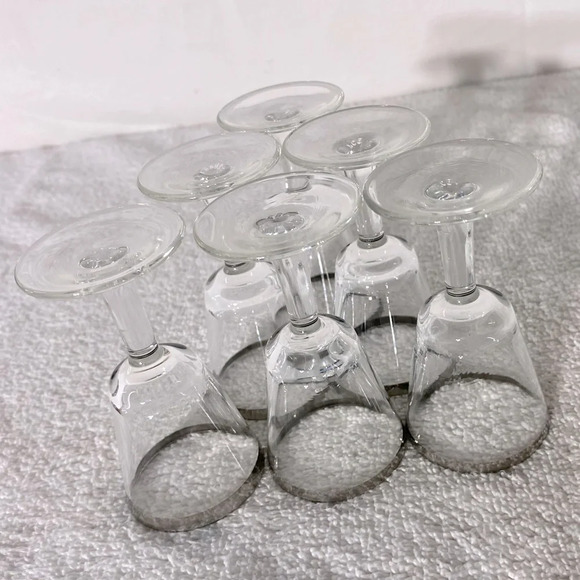 Vintage Silver Rim Footed French Crystal Shot Glasses 7 Cordial Glasses Aperitif - Picture 2 of 14